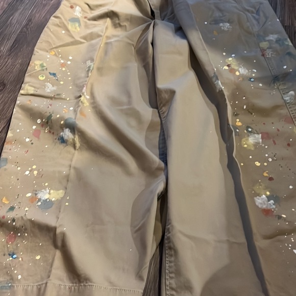 BNWOT Polo Ralph Lauren Size 14 Paint Splatter Pants - Picture 2 of 3